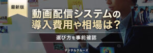 【最新】動画配信システムの構築方法｜導入の流れや費用を事前確認